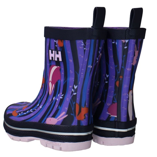 Helly Hansen JK Splash Print Purple Kids Boots