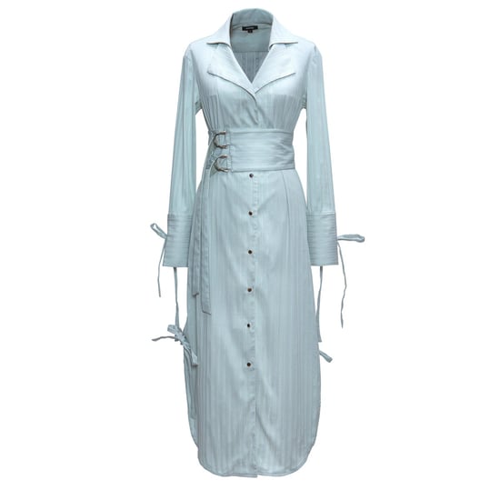 Long Tailor Shirt Dress - Image 5