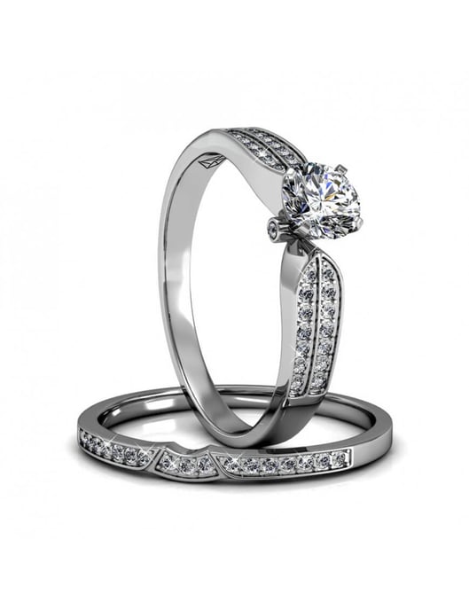 Anillo Emperatriz - Plata y Cristal - Image 1