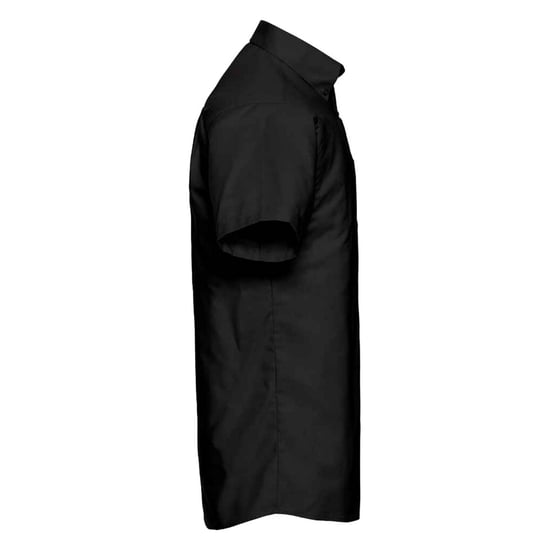 Russell Collection Mens Oxford Formal Shirt (Black)
