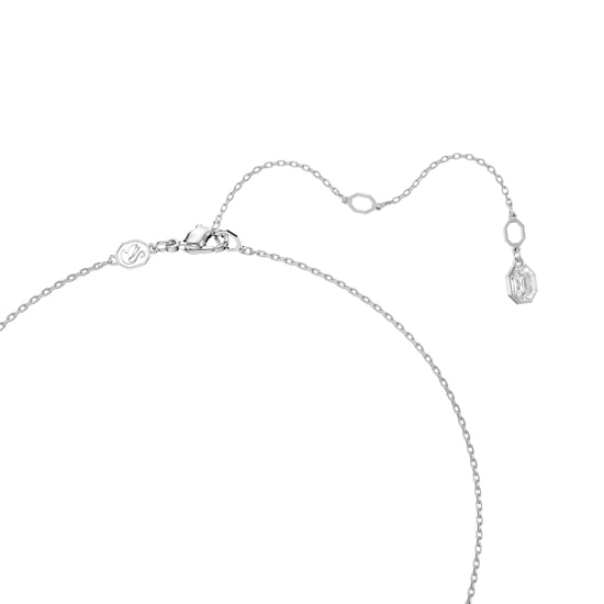 Swarovski 'Dextera' Women's Base Metal Necklace - Silver 5692737 - Image 3