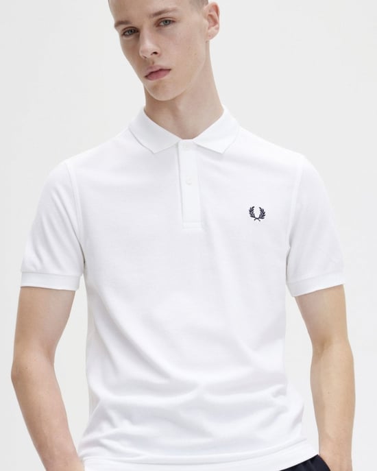 Polo Liso de Firma para Hombre Fred Perry NOS - Image 3
