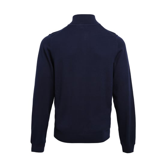 Premier Mens Zip Neck Sweatshirt (Navy) - Image 2