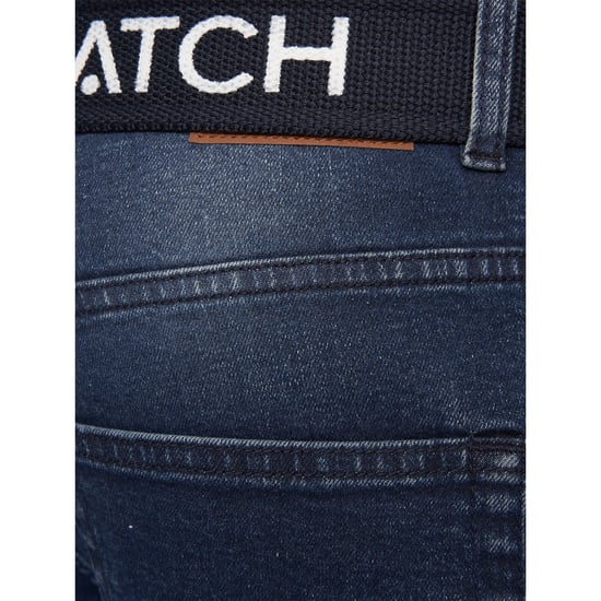 Crosshatch Mens Princed Denim Jeans (Dark Wash) - Image 3