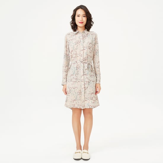 Light print shirt-dress - Image 4