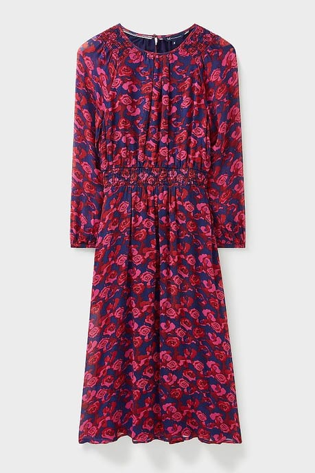 Floral 'Lorie' Midi Winter Dress