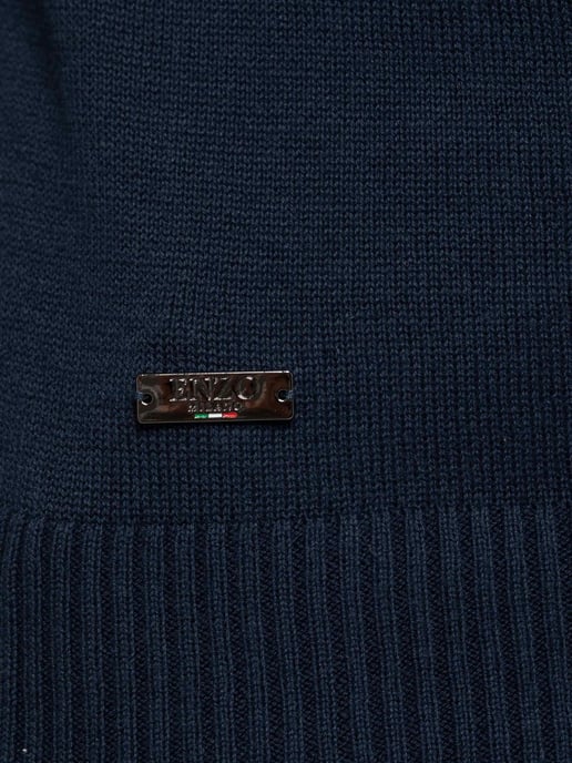 Enzo Milano Polo con media cremallera para hombre - Image 4