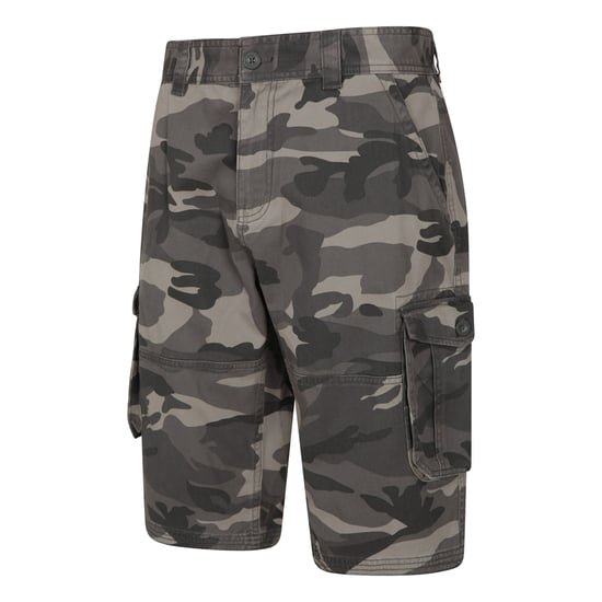 Mountain Warehouse Mens Camo Cargo Shorts (Black) - Image 3