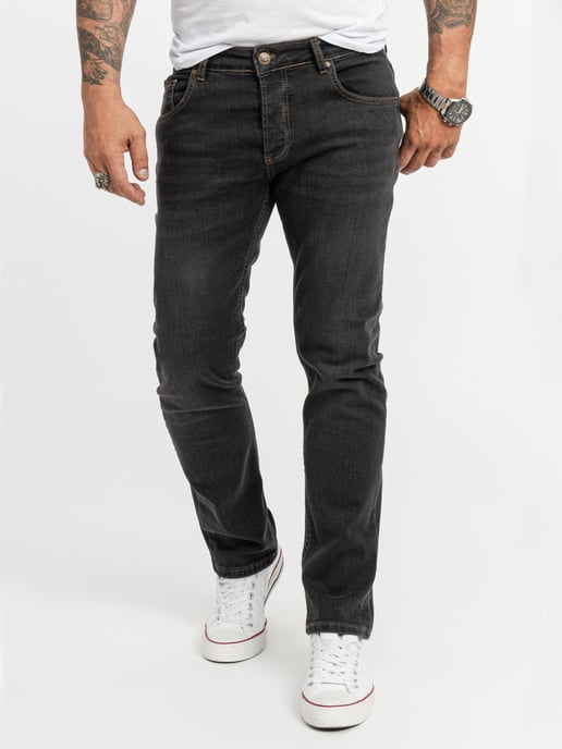 Lorenzo Loren Jeans Straight Leg Dunkelgrau - Image 1