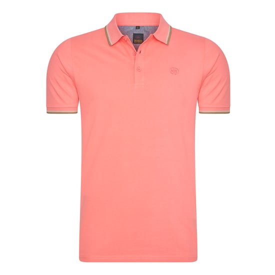 Mario Russo Polo SS Tipped Polo Edward Rosa - Image 1