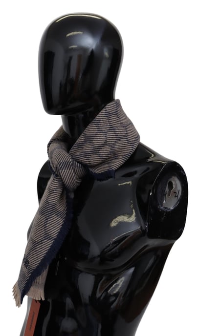 Missoni Men's Multicolor Patterned Cashmere Unisex Wrap Scarf - Image 2