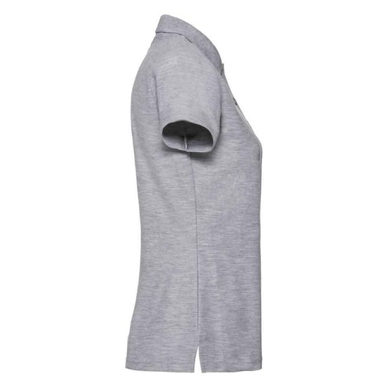 Russell Womens/Ladies Classic Plain Polycotton Polo Shirt (Light Oxford Grey) - Image 3