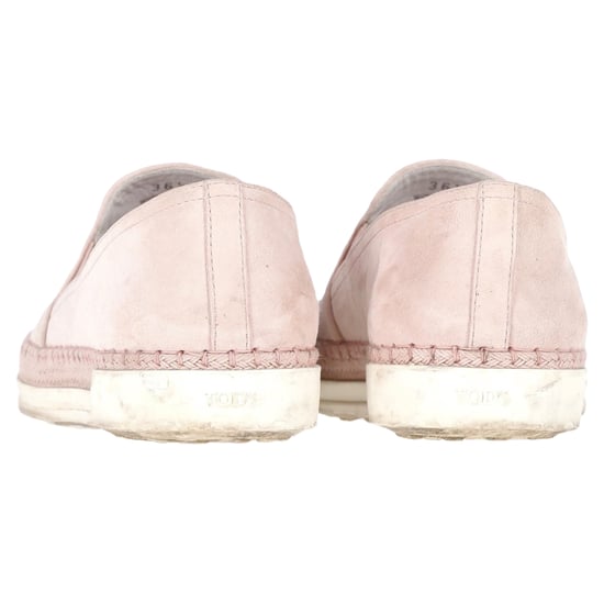 Tod's Slip-On Sneakers in Pastel Pink Suede - Image 6