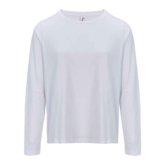 SOLS Womens/Ladies Monarch Long-Sleeved T-Shirt (White) - Image 1