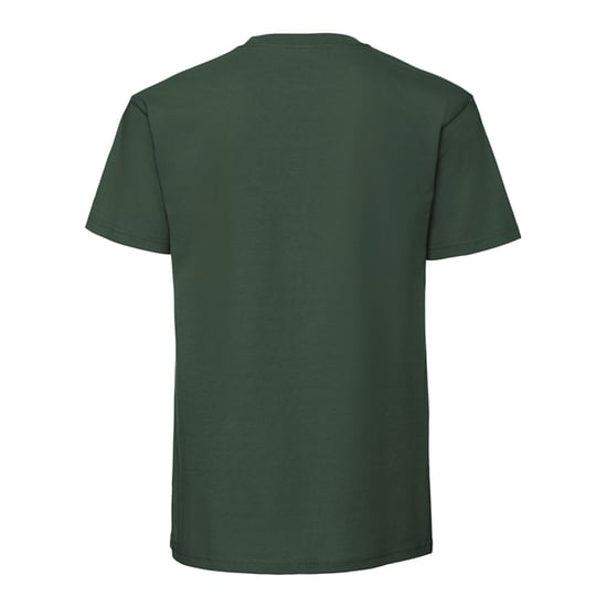 Fruit of the Loom Mens Iconic Premium Ringspun Cotton T-Shirt (Bottle Green) - Image 2