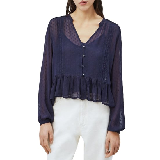 Camisa ARVANA para mujer Pepe Jeans Azul 351556 - Image 3