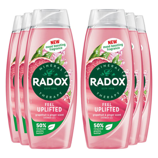 Radox Shower Gel Feel Uplifted With Grapefruit & Ginger Scent 450 ml, 6 Pack