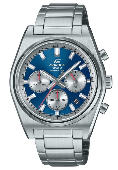 Casio Edifice Men's Silver Watch EFB-730D-2AVUEF