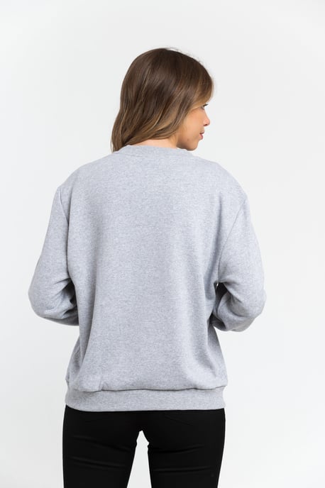 Suéter de algodón gris Trussardi para mujer - Image 4