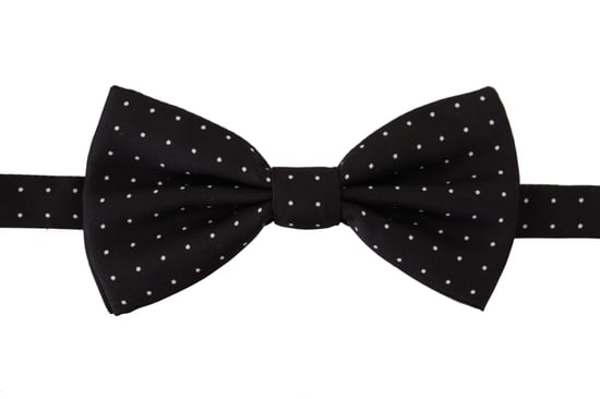 Corbata de hombre Papillon ajustable de seda 100% gris de Dolce & Gabbana - Image 6