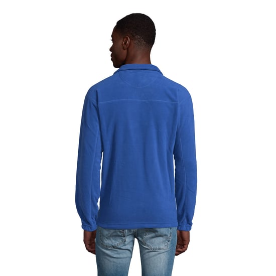 SOLS Unisex Adult Ness Half Zip Fleece Top (Royal Blue) - Image 2