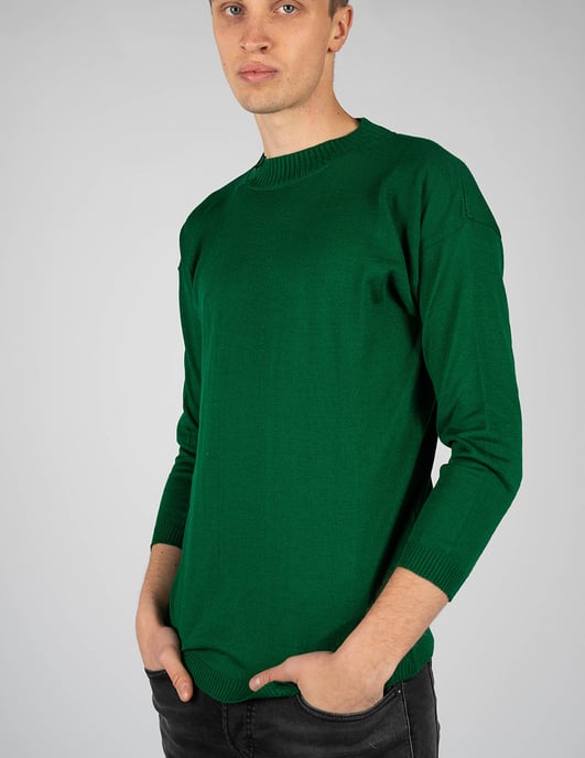 Takeshy Kurosawa Suéter del hombre verde - Image 3