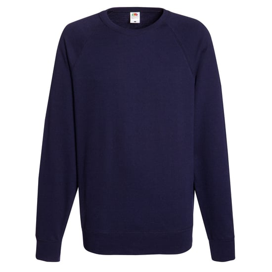 Fruit Of The Loom Mens Lightweight Raglan Sweatshirt (240 GSM) (Deep Navy) - Image 1