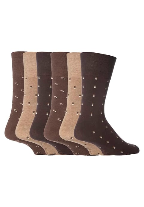 Gentle Grip - 6 Pares de Calcetines de Hombre sin Elastano - MGG20 - Image 1