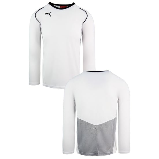 Puma  V5.08 Long Sleeve V-Neck White Mens Football Top 700472 04M