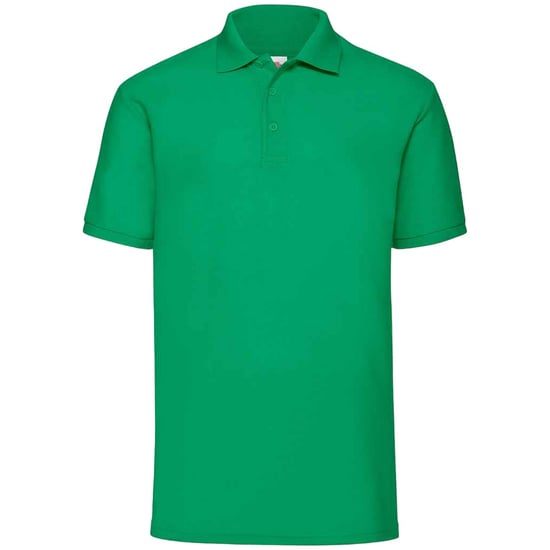 Fruit of the Loom Mens 65/35 Polo Shirt (Kelly Green) - Image 1