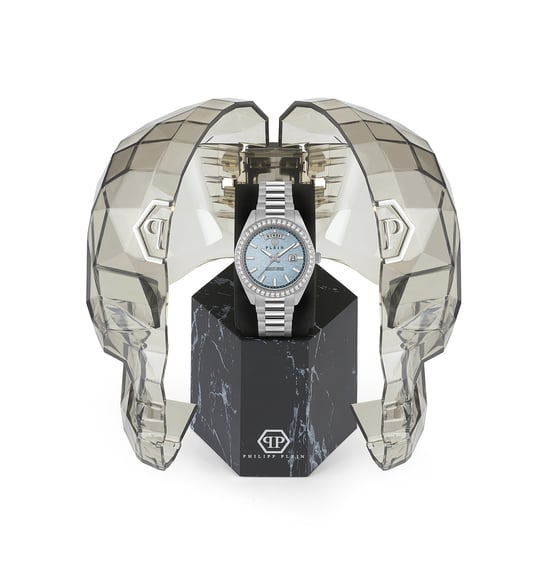 Philipp Plein Date Superlative Gent Men's Silver Watch PWPNA0524 - Image 4