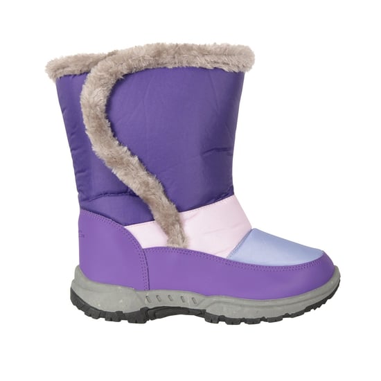 Mountain Warehouse Childrens/Kids Caribou Adaptive Snow Boots (Purple)