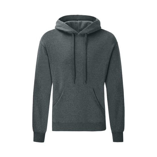 Fruit of the Loom Mens R Hoodie (Charcoal) - Image 1