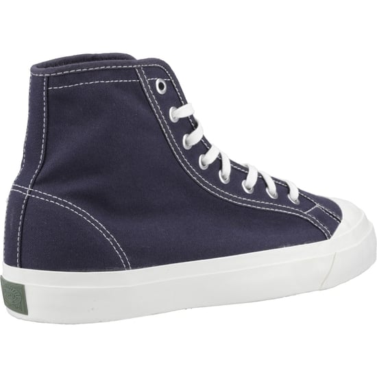 Superga 3192 Campionato Basket 100% Cotton Men's Blue Grey Dark Boots - Image 2