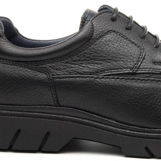 Confortable oxford Purapiel in Black