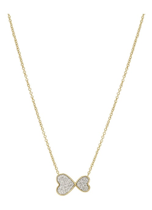 Fossil Jewellery 'Sutton' Women's Stainless Steel Necklace - Gold JF03941710 - Image 1