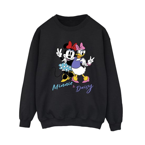 Disney Womens/Ladies Minnie Mouse And Daisy Sweatshirt (Black) - Image 1