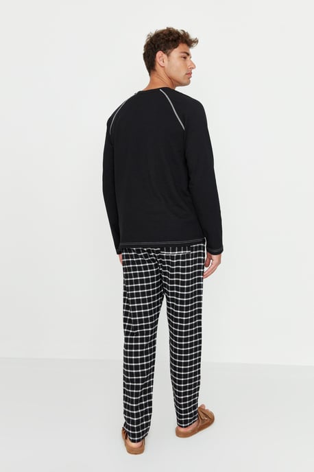 Trendyol Men's Crew neck Pajama Set - Image 6