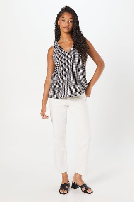 Tall Gingham Built Up Cami