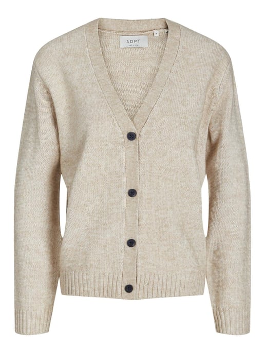 Knitted Cardigan - Beige