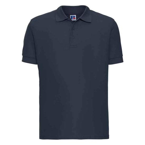 Russell Mens Ultimate Cotton Pique Polo Shirt (French Navy) - Image 1