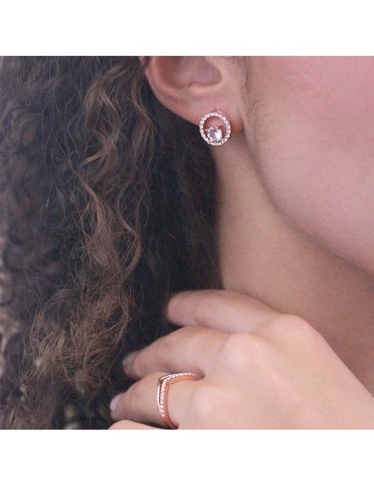 Conjuntos Desiree - Oro rosa y cristal - Image 4