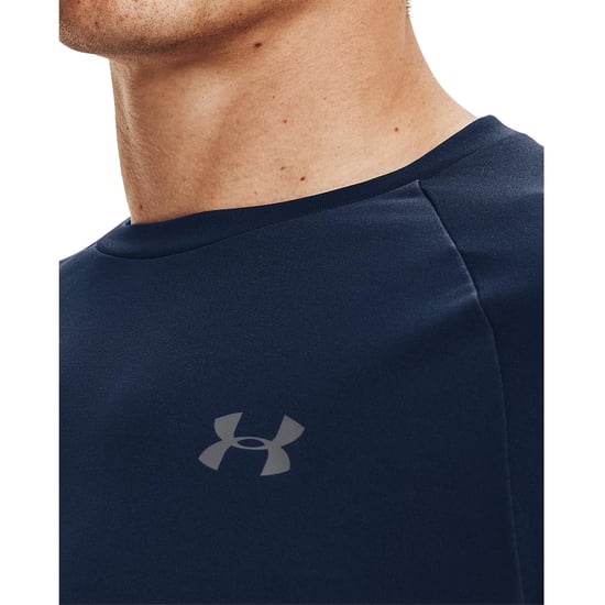 Under Armour Mens Tech T-Shirt (Academy Blue/Graphite) - Image 6