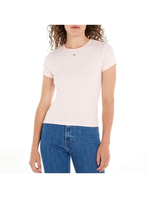 Camiseta esencial de algodón para mujer de Tommy Jeans - Image 4