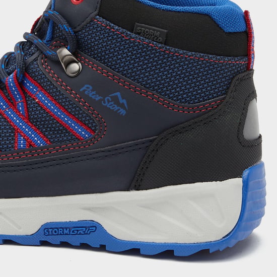 Peter Storm Kids' Broadoak Mid Waterproof Walking & Hiking Boots with StormGrip Outsole