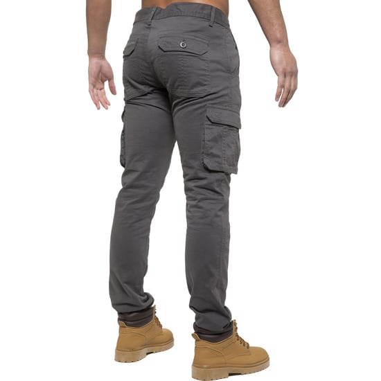 Enzo | Pantalones Cargo Hombre - Gris - Image 4