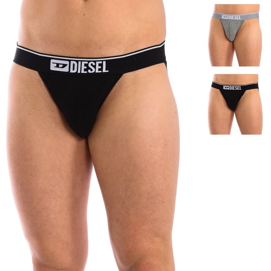 Pack-3 Breathable fabric jockstrap Diesel 00SH9I-0GDAC man