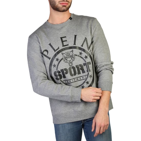 Suéter de Algodón Gris para Hombre Plein Sport - Image 1