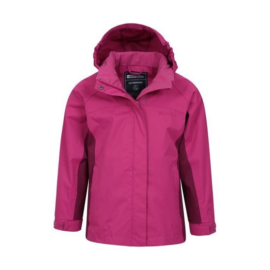 Mountain Warehouse Childrens/Kids Shelly II Waterproof Jacket (Berry) - Image 5