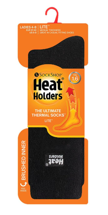 Calcetines Térmicos Lite - Multipack de 3 Pares Calcetines Térmicos para Mujer para Invierno | Calcetines Finos y Cálidos para Vestir - Negro - Image 2